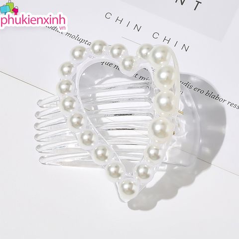  [34 kiểu] KẸP TÓC NHỰA ĐÍNH HẠT NHỎ K09 – NHẸ NHÀNG MÀ VẪN TINH TẾ 