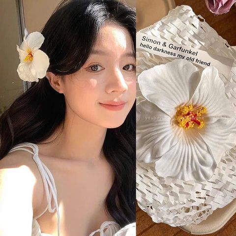  Kẹp hoa KTH05 – Kẹp tóc hoa vải nhiều màu phong cách nữ tính, ngọt ngào 