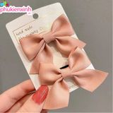  Kẹp tóc nơ vải form dày K25 – Xinh xắn, đa màu, kẹp chắc tóc 