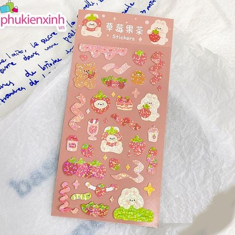  [8 màu] Bộ dán Stickers Kute 002 