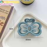  Kẹp Tóc Bướm Nhựa Mờ K259 – Nhẹ, Bám Chắc, Nâng Tông Thời Trang Hàng Ngày ✨ 