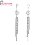  ✨ Bông Tai TB254 – Dáng Dài Thanh Lịch, Kiểu Treo Lấp Lánh 