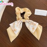  [CO93] Scrunchie Nơ Lụa Thiết Kế – Xinh Chuẩn "Nàng Thơ" ✨ 