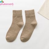  Vớ Nữ Cotton Dày Dặn VV0041 – Ấm Áp, Êm Chân, Phong Cách Hàn Quốc 