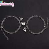  Vòng đeo tay DT03 – Thiết kế vòng đôi cá tính, điểm nhấn charm độc đáo 