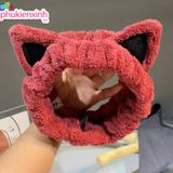  Băng Đô Tai Mèo Lông Mềm Siêu Xinh BD80 – Ấm Áp, Dễ Thương, Càng Đeo Càng Ghiền ✨ 