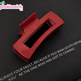  Kẹp Tóc K325 – Kẹp Càng Cua Bản Vuông Siêu Chắc, Sang Chảnh Chuẩn Style Hàn 