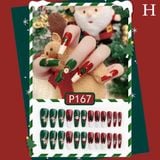  Bộ Nail Noel N012 – Mẫu Giáng Sinh Xinh Xắn, Sang – Dễ Đeo – Tone Đỏ Trắng Siêu Cuốn ✨ 