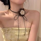  [DC198] Dây Chuyền Be Vải Mix Charm – “Soft Style Vibe” Cho Nàng Trẻ Trung 