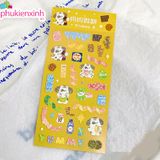  [nhiêu màu] Bộ dán Stickers Kute 002 