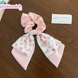  [CO93] Scrunchie Nơ Lụa Thiết Kế – Xinh Chuẩn "Nàng Thơ" ✨ 