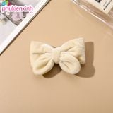  [5 màu] Kẹp tóc nơ mini 8 x 5.5cm K07 