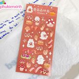  [nhiêu màu] Bộ dán Stickers Kute 002 