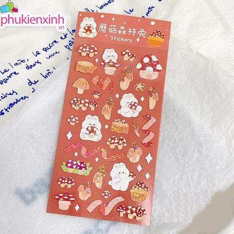  [8 màu] Bộ dán Stickers Kute 002 