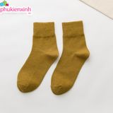  Vớ Nữ Cotton Dày Dặn VV0041 – Ấm Áp, Êm Chân, Phong Cách Hàn Quốc 