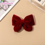  [5 màu] Kẹp tóc nơ mini 8 x 5.5cm K07 