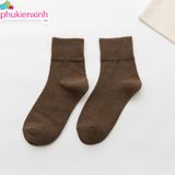  Vớ Nữ Cotton Dày Dặn VV0041 – Ấm Áp, Êm Chân, Phong Cách Hàn Quốc 