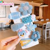 Bộ kẹp tóc đủ màu cute K37 – Dễ thương, nhiều mẫu, dùng mỗi ngày 