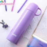  Bình nước cách nhiệt inox 304 LN07 500ml – Giữ nóng lạnh lâu, nhiều màu pastel thời trang 