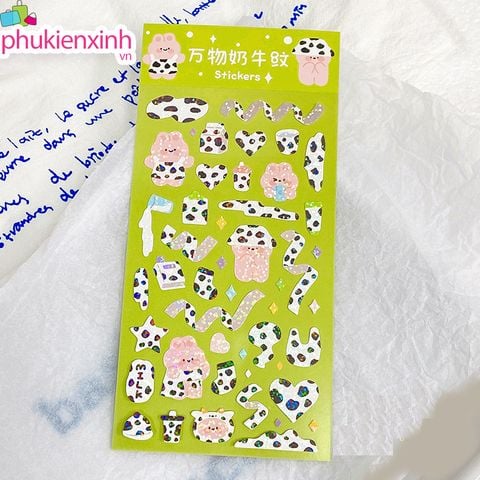  [nhiêu màu] Bộ dán Stickers Kute 002 