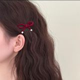  Kẹp tóc nơ vải form dày K25 – Xinh xắn, đa màu, kẹp chắc tóc 