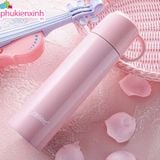  Bình nước cách nhiệt inox 304 LN07 500ml – Giữ nóng lạnh lâu, nhiều màu pastel thời trang 
