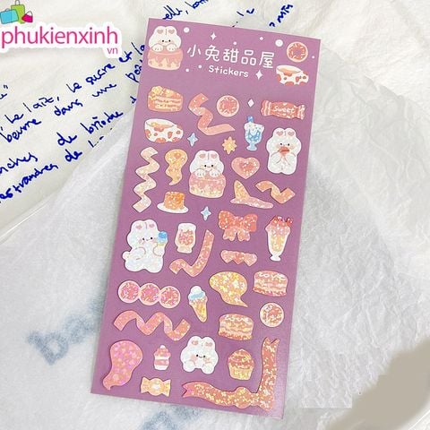  [8 màu] Bộ dán Stickers Kute 002 