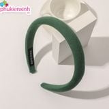  [nhiều màu] Cài tóc bọc vải nhựa cứng Handmade bản lớn C8 