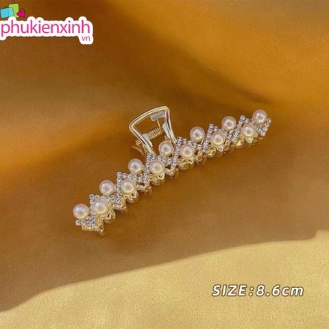  [10 kiểu] Kẹp kim loại mạ vàng K32 