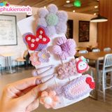  Bộ kẹp tóc đủ màu cute K37 – Dễ thương, nhiều mẫu, dùng mỗi ngày 