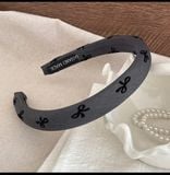 [nhiều màu] Cài tóc bọc vải nhựa cứng Handmade bản lớn C8 