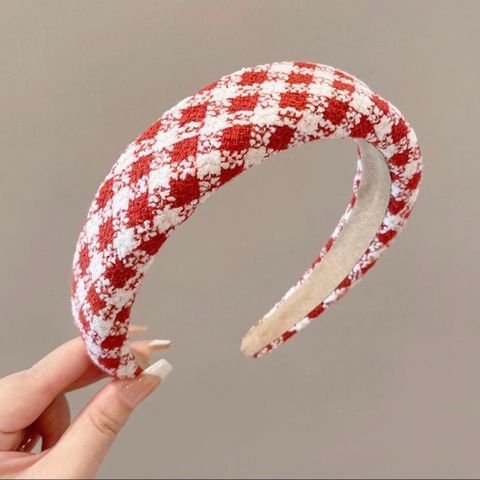  [nhiều màu] Cài tóc bọc vải nhựa cứng Handmade bản lớn C8 