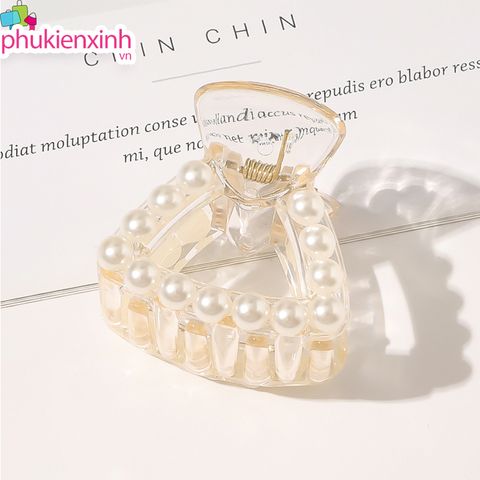  [34 kiểu] KẸP TÓC NHỰA ĐÍNH HẠT NHỎ K09 – NHẸ NHÀNG MÀ VẪN TINH TẾ 