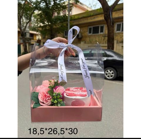  Hộp Quà Mica HQ018 – Sang Trọng, Lấp Lánh & Chuẩn Quà Tặng Cao Cấp 