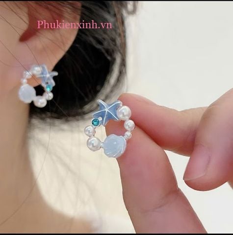  Bông Tai Hoa Ngọc Trai TB0390 – Nàng Thơ Dịu Dàng, Tỏa Sáng Mọi Ánh Nhìn ✨ 