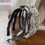  Băng Đô BD85 – Băng Đô Tweed Sang Chảnh Hàn Quốc – 2 Mẫu M1/M2 