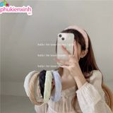  Băng Đô BD86 – Băng Đô Vải Lông Mềm Xốp Siêu Xinh – 5 Màu Trend Hàn 