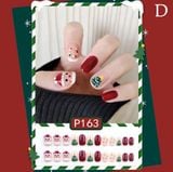  Bộ Nail Noel N012 – Mẫu Giáng Sinh Xinh Xắn, Sang – Dễ Đeo – Tone Đỏ Trắng Siêu Cuốn ✨ 