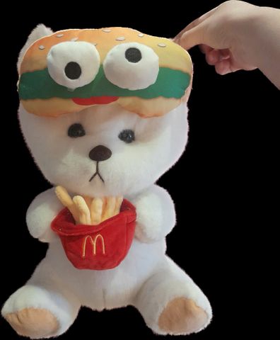  Gấu Bông TBKT02 – Gấu Ăn Khoai Tây 35cm Siêu Dễ Thương 