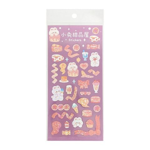  [8 màu] Bộ dán Stickers Kute 002 