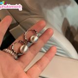  ⭐ BÔNG TAI TB293 – HẠT NGỌC TITAN 