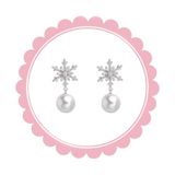  ️✨ Bông Tai Tuyết Ngọc TB347 – Thanh Lịch, Lung Linh, Đậm Chất Nữ Thần Mùa Đông 