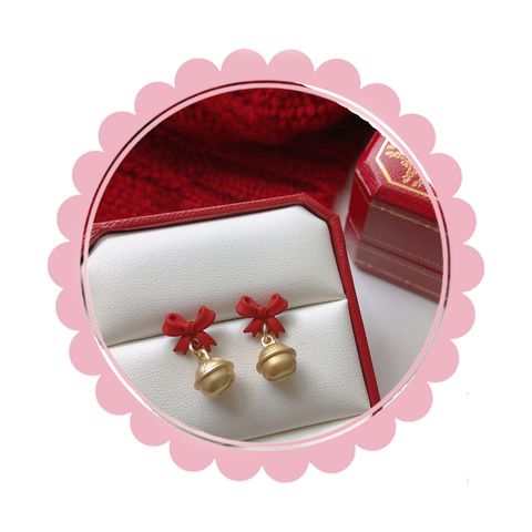  Bông Tai TB364 Nơ – nơ phủ nhung hạt châu Dễ Thương, Lung Linh, Siêu Xinh ✨ 