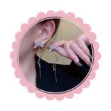  Bông Tai Nơ Dáng Dài TB366 – Thanh Lịch, Lung Linh, Tôn Gương Mặt 