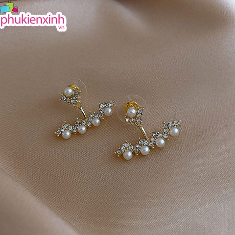  Bông Tai TB370 – Kiểu Treo Ngọc Mini Sang Xinh 