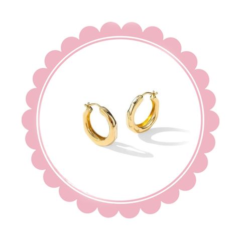  Bông tai BTK022 – Thiết kế tròn basic tinh tế 