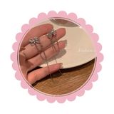  Bông Tai Kẹp TB390 – Thiết Kế Cánh Bướm Dây Dài Thanh Lịch – Kẹp Trái & Kẹp Phải Cá Tính 