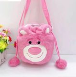  Túi xách gấu đầu XT36920 – Dễ thương, mềm mịn 
