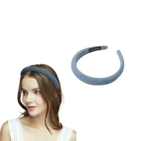  [nhiều màu] Cài tóc bọc vải nhựa cứng Handmade bản lớn C8 