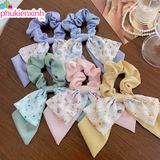  [CO93] Scrunchie Nơ Lụa Thiết Kế – Xinh Chuẩn "Nàng Thơ" ✨ 